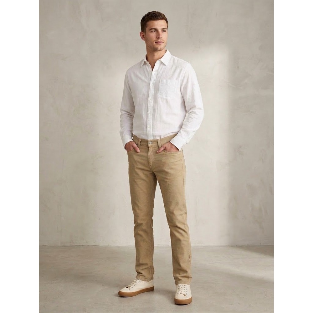 Levis 514 Straight Fit Pants Mens 30x32 Khaki Tan Twill Trousers Jeans NEW